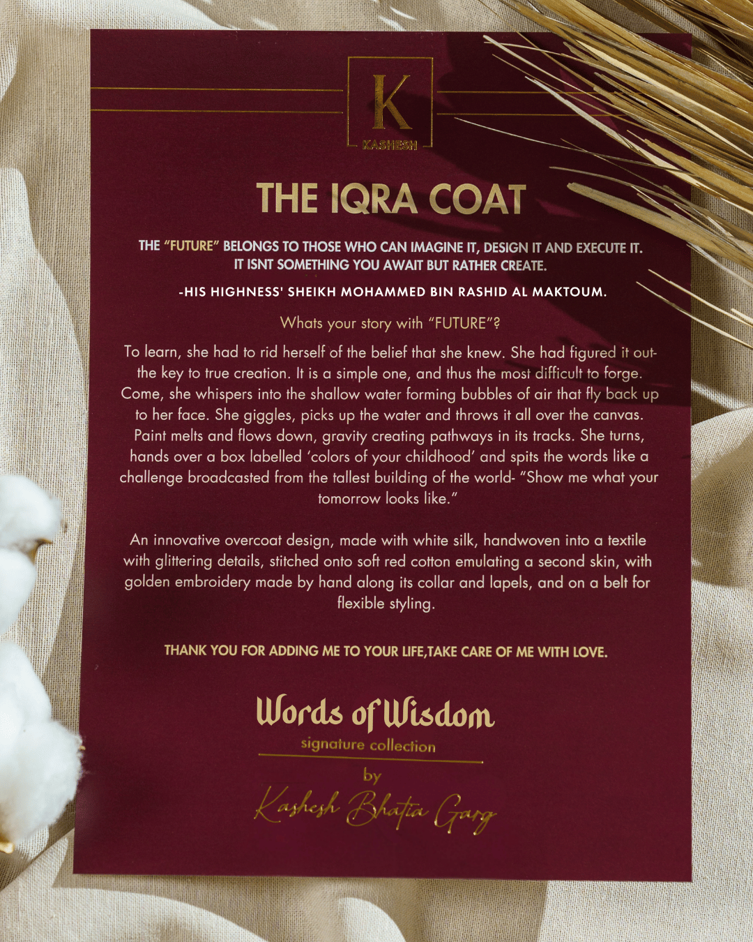 Iqra_Coat_Luxury_Women_Wear_Meaningful_Intentional_Sustainable_Fashion_Kashesh_Global_Dubai_Leadership