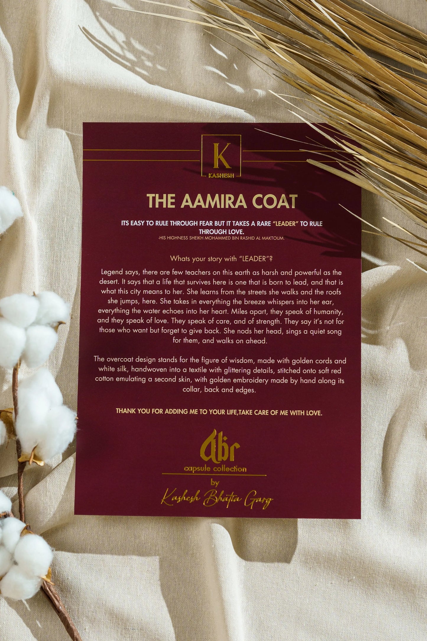 The Aamira Coat