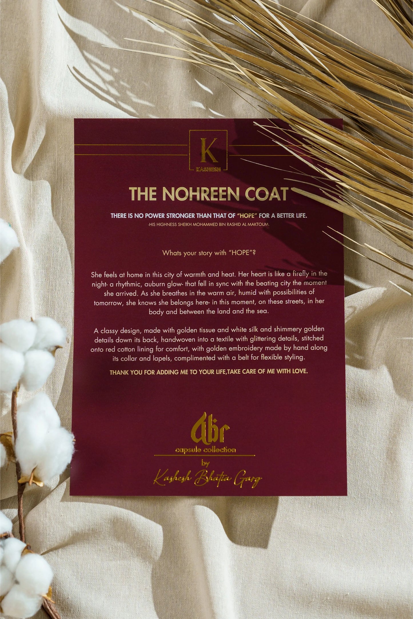The Nohreen Coat