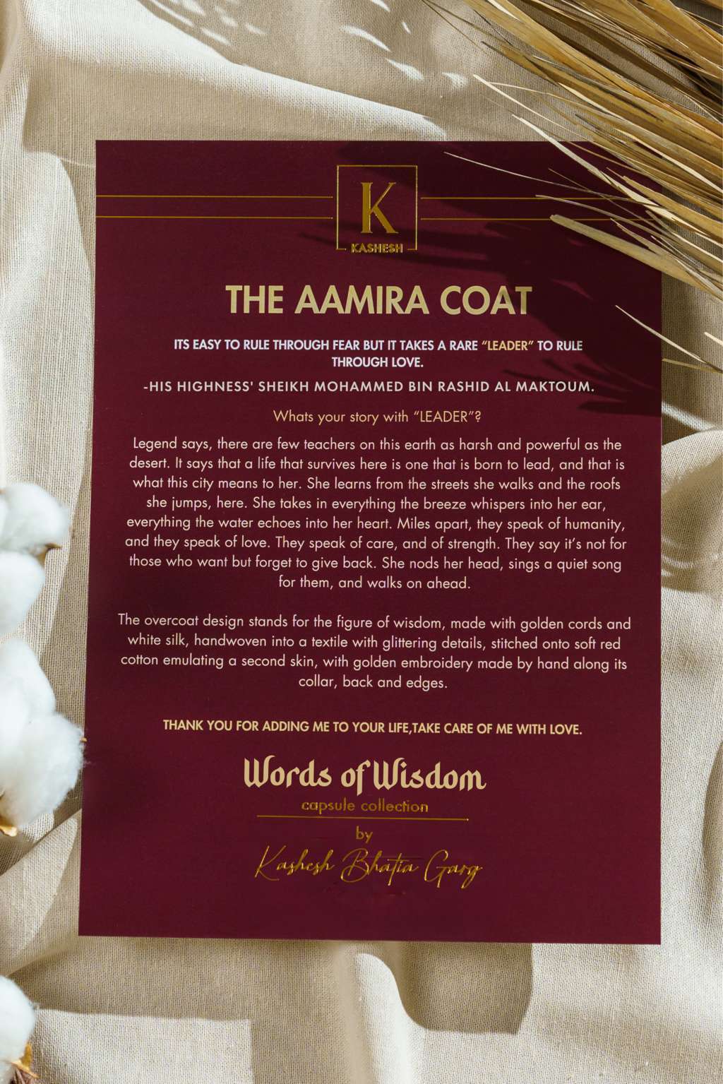 The Aamira Coat