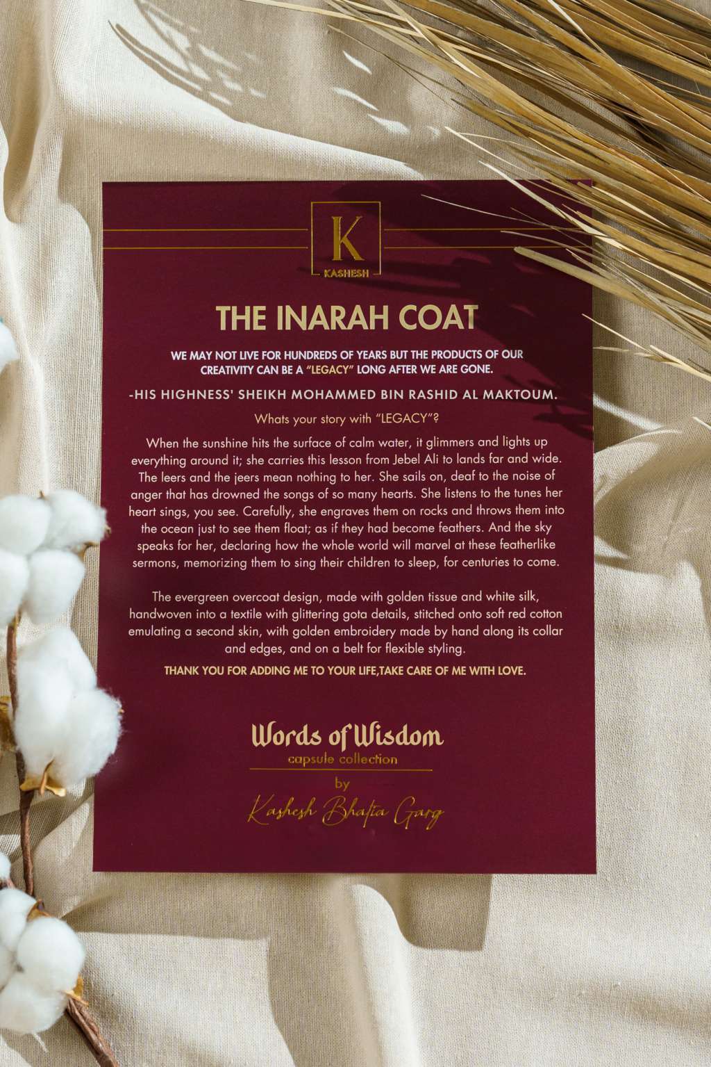 The Inarah Coat