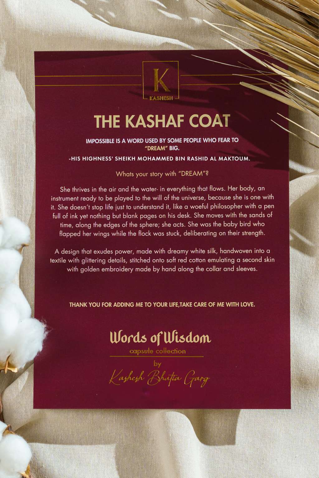 The Kashaf Coat