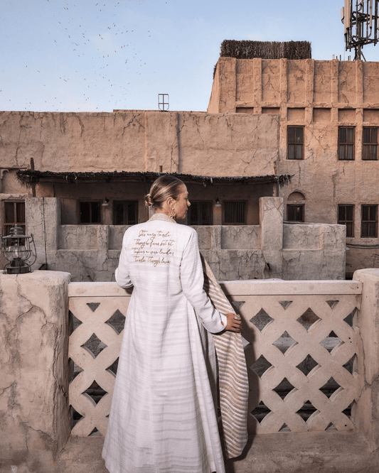 Aamira_Coat_Luxury_Women_Wear_Meaningful_Intentional_Sustainable_Fashion_Kashesh_Global_Dubai_Leadership