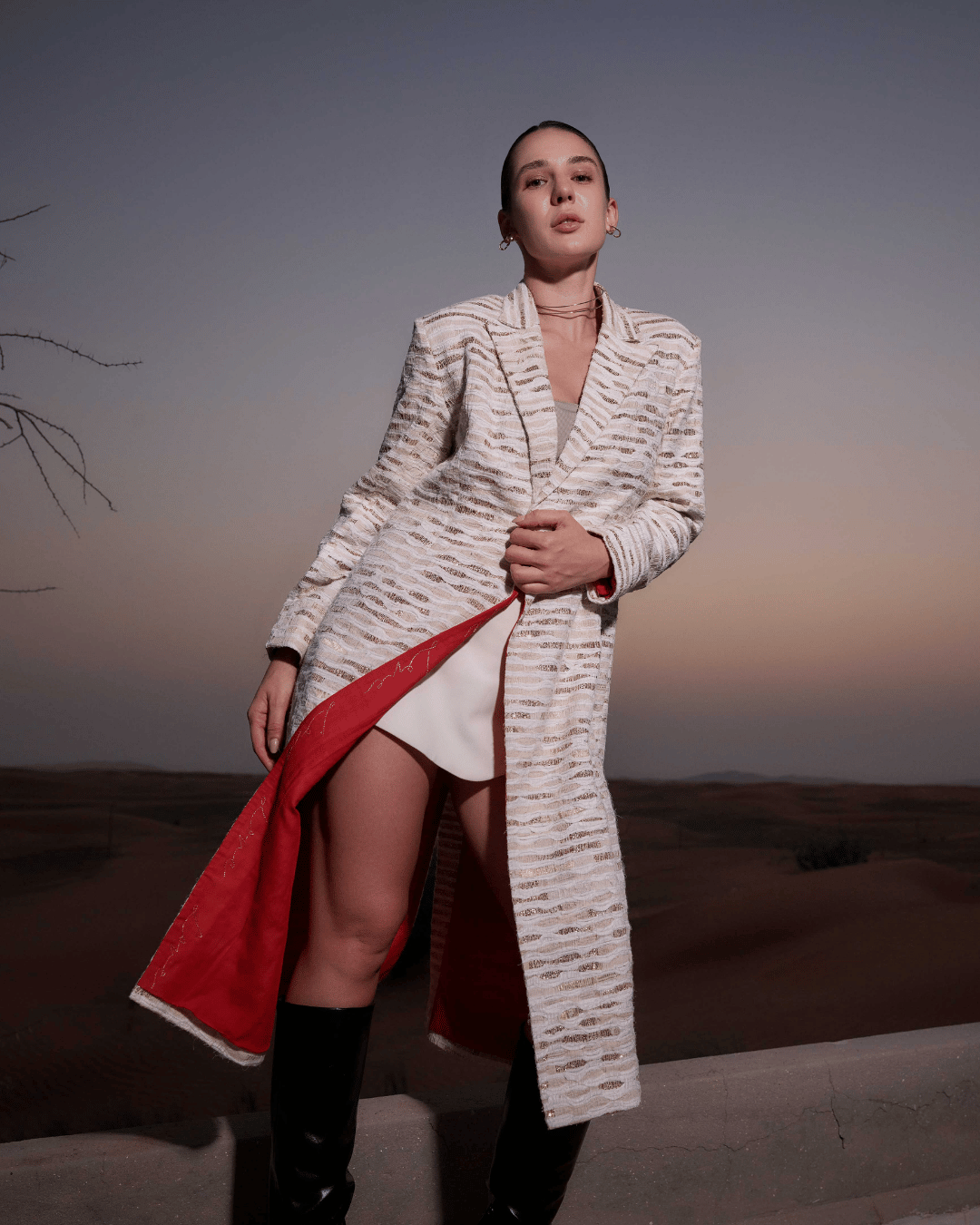 Latifa_Coat_Luxury_Women_Wear_Meaningful_Intentional_Sustainable_Fashion_Kashesh_Global_Dubai_Leadership