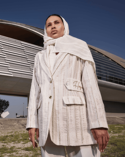 Nohreen_Coat_Luxury_Women_Wear_Meaningful_Intentional_Sustainable_Fashion_Kashesh_Global_Dubai_Leadership