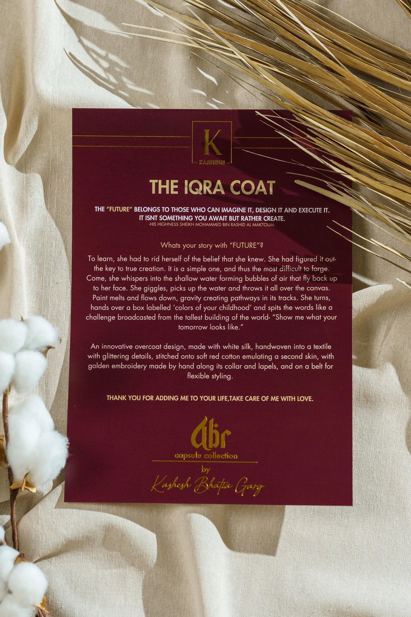 The Iqra Coat