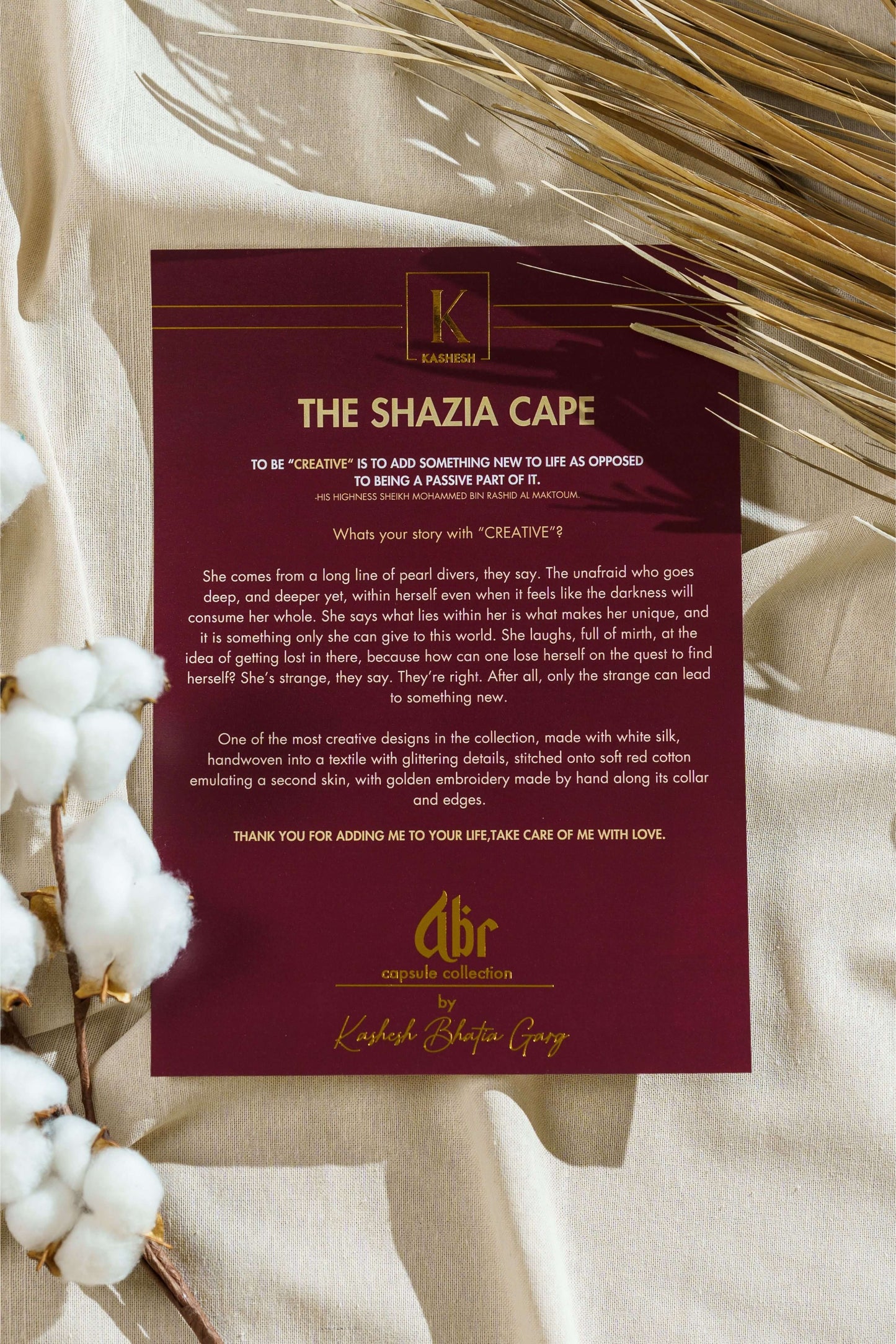 The Shazia Cape