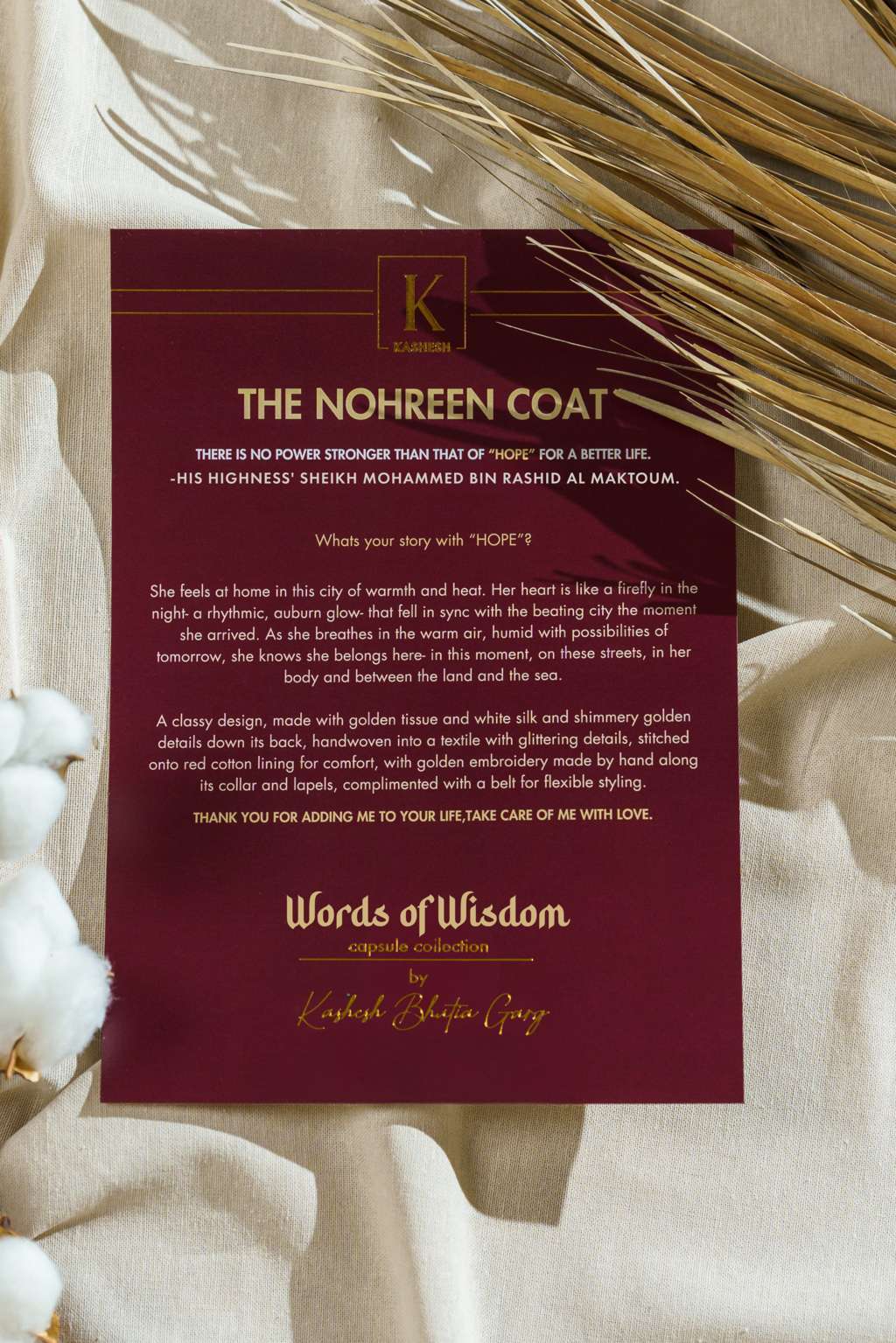 The Nohreen Coat