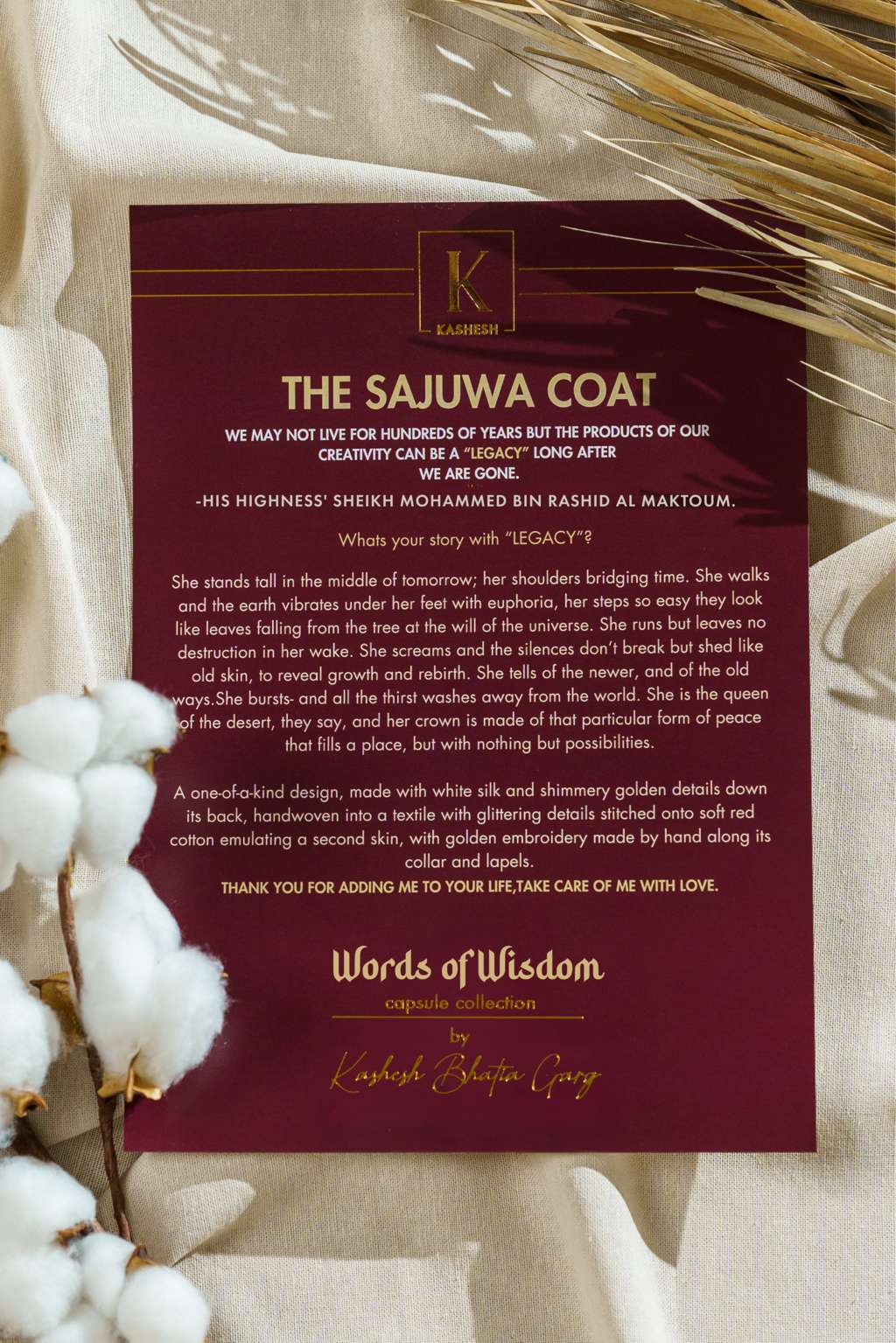 The Sajuwa Coat