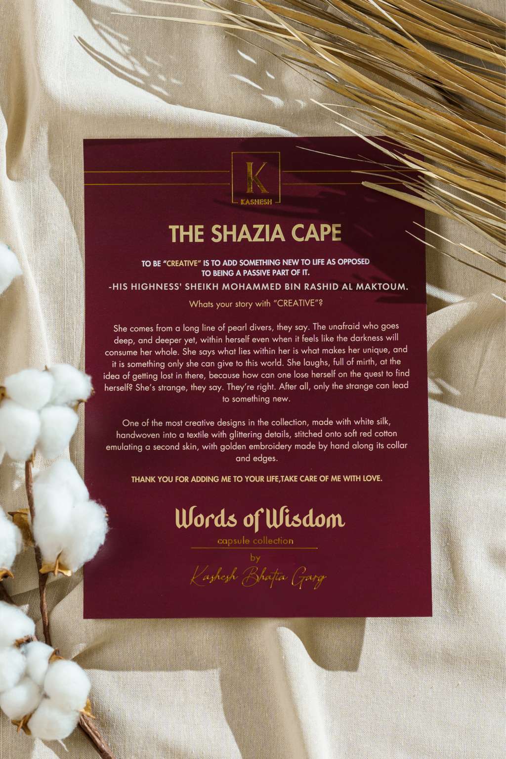 The Shazia Cape